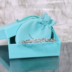 Tiffany Sterling Silver Infinity Bangle